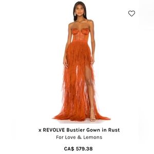 For Love and Lemons bustier gown